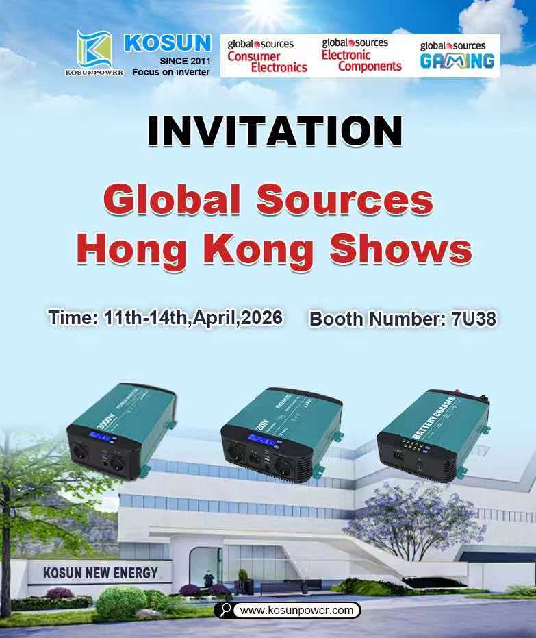 KOSUN sarà presente al Global Sources Hong Kong Shows del 2026