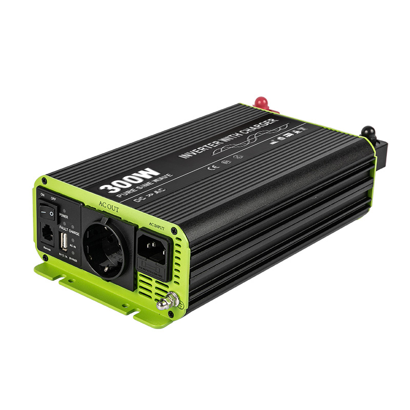 Inverter a onda sinusoidale pura da 300 W con caricabatterie